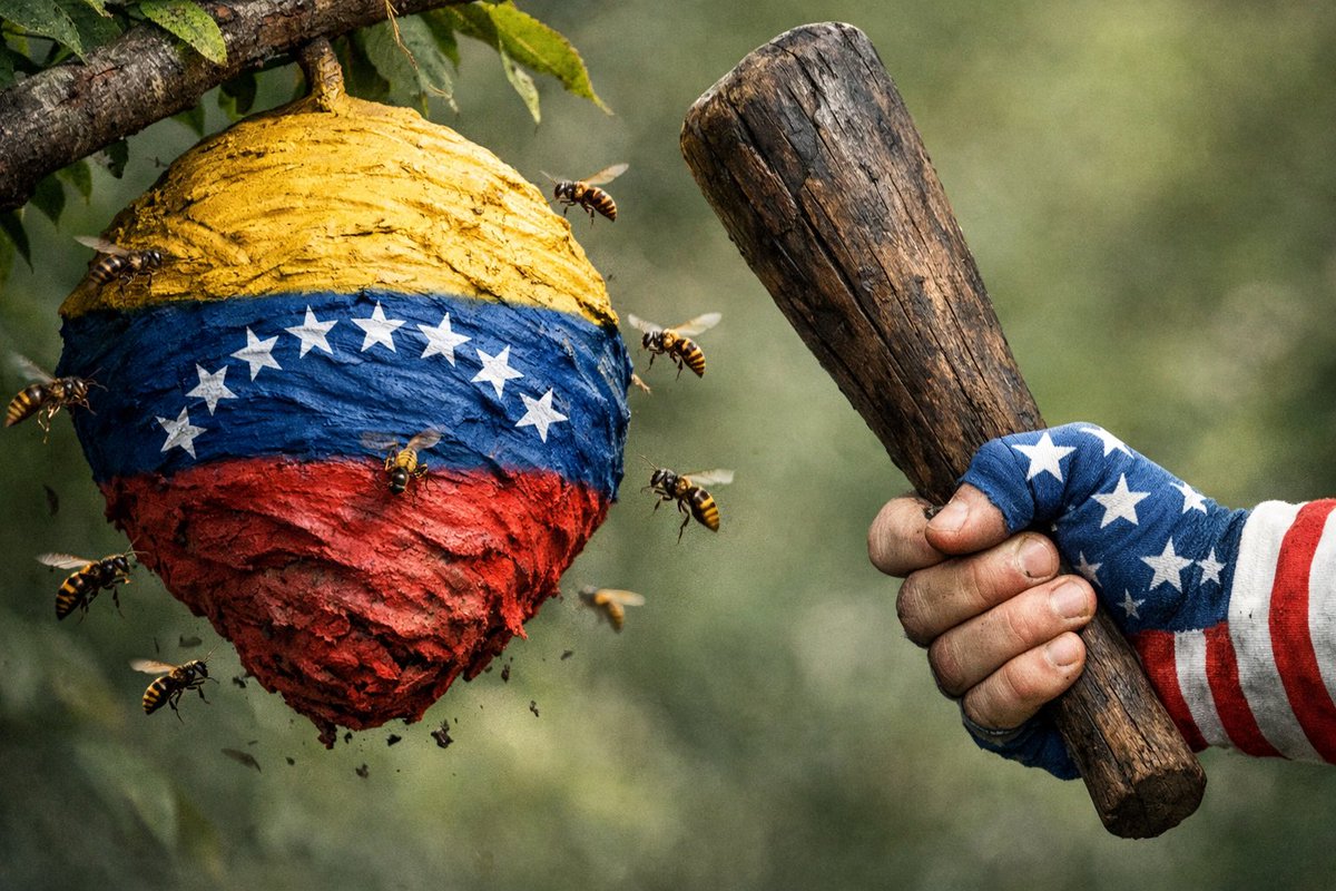 Y comenzó la GUERRA DEL PETRÓLEO! La única buena noticia? Cayó Maduro. Las malas? Muchas!👇
-  No cayó el Chavismo. 
-  USA entra en conflicto diplomático con los aliados de Venezuela, Rusia e Irán.
- Se rompió el principio de soberanía y del DERECHO INTERNACIONAL. Nos guste o