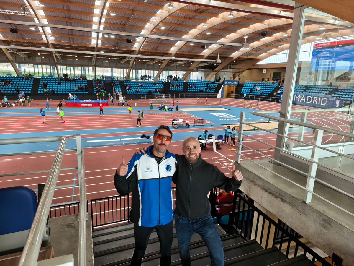atletismo_paris's tweet photo. Juntos pero no revueltos: Jaime y Mario han iniciado su nueva temporada atlética con un 1500ml (4:45.72) y un 3000ml (11:04.74) respectivamente en la pista cubierta de Gallur. ¡Ya tienen marca de partida para el resto de la temporada!
#CdbParis #Gallur #Temporada2026 🏃🏃♂️ https://t.co/0N7UQ2aWWK