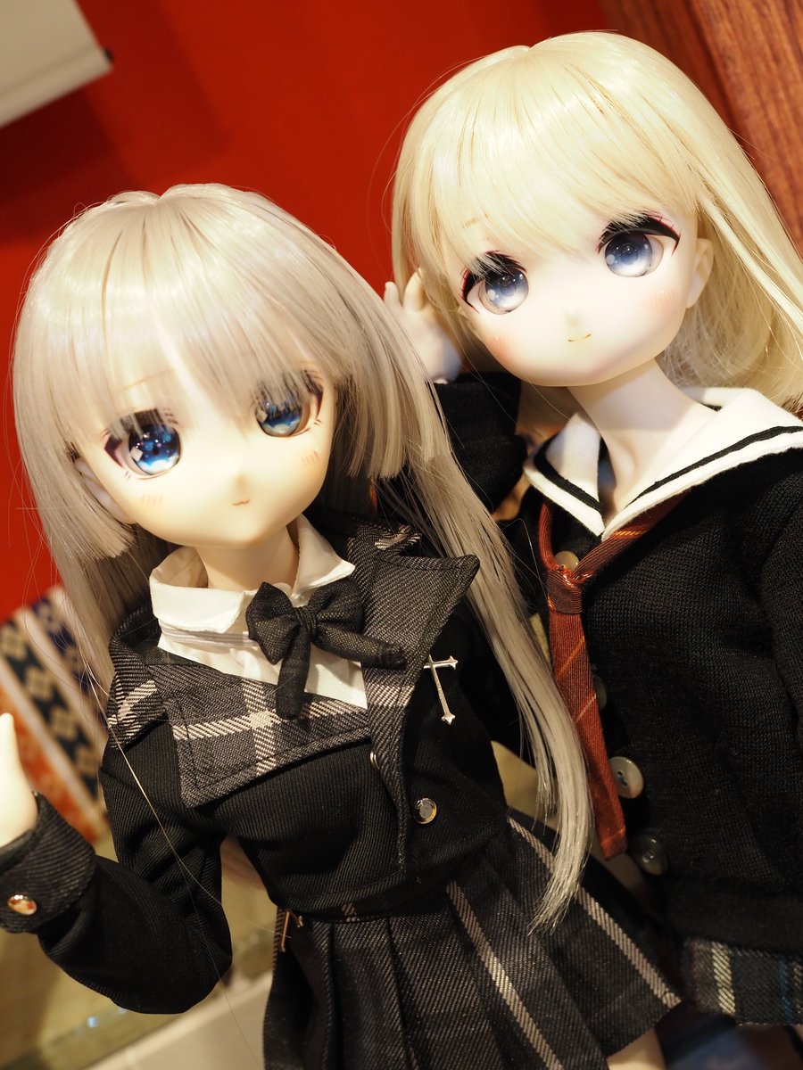 今年最初の某での撮影
姉妹で制服コーデしてきました

「夜花ちゃん可愛い〜💕」
「・・姉さんも制服姿可愛いです💕」
#うちのこかわいい
#りんごっ子