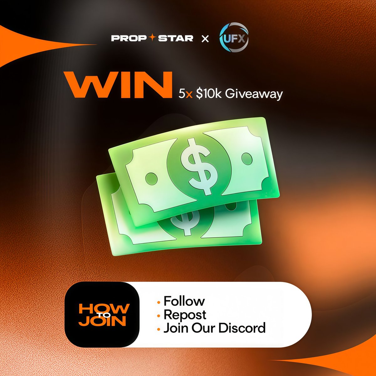 Giveaway of 5x10k🚀

Task:👇🏻
1️⃣Follow <a href="/_Venom_878/">Venom~is~back!</a> <a href="/propstar_ai/">Prop-star.ai</a>
2️⃣Follow : 
•instagram.com/propstar.ai
•threads.com/@propstar.ai

3️⃣Join discord:
• discord.gg/kstPuCF4PJ
• discord.gg/fkbftuk7mf

Also follow:<a href="/NFC_trading/">Ninja FX</a> <a href="/1trade0/">1TRADE</a> <a href="/Flashxp0815/">FlashXp</a> <a href="/Quantivor/">Q | Trader</a>

Winners soon..🌱