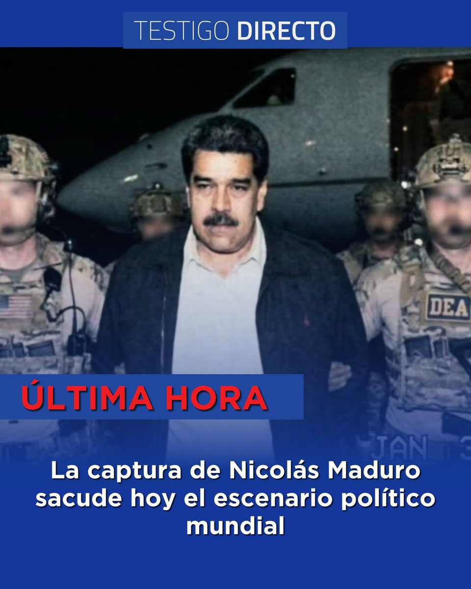 Donald Trump aseguró que Nicolás Maduro y su esposa fueron sacados de Venezuela en una operación de EE. UU., mientras el propio régimen admite que no sabe dónde está el mandatario. Noticia en desarrollo…