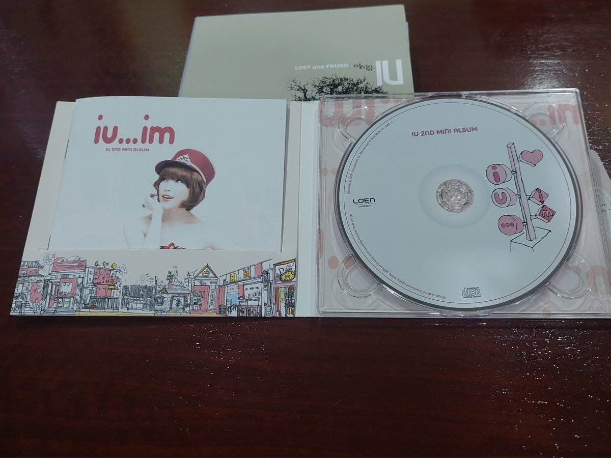 IU's 2nd mini album, IUIM. The design is quite cute. 🥰 With