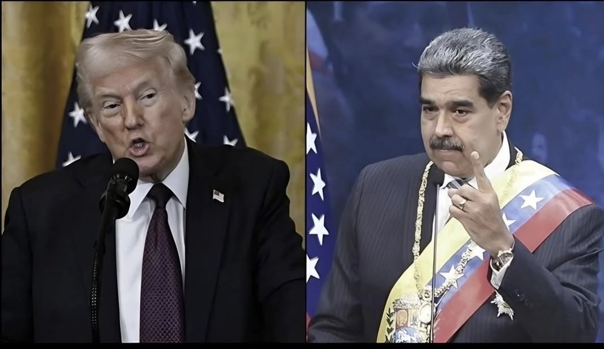 Sandulovic_N's tweet photo. Nicolás Maduro was warned in time and given the chance to leave power on his own. He did not understand how America treats dictators who mock it and threaten it. Now he understood everything with great delay and even greater consequences. Congratulations  @realDonaldTrump on a job well done. One less dictator in the world.
