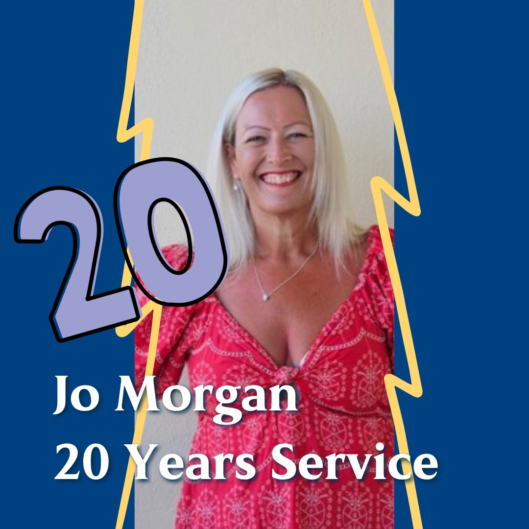 Congratulations to Jo Morgan on her 20th year of service for TH March! 🎉🎉
#TeamTHM