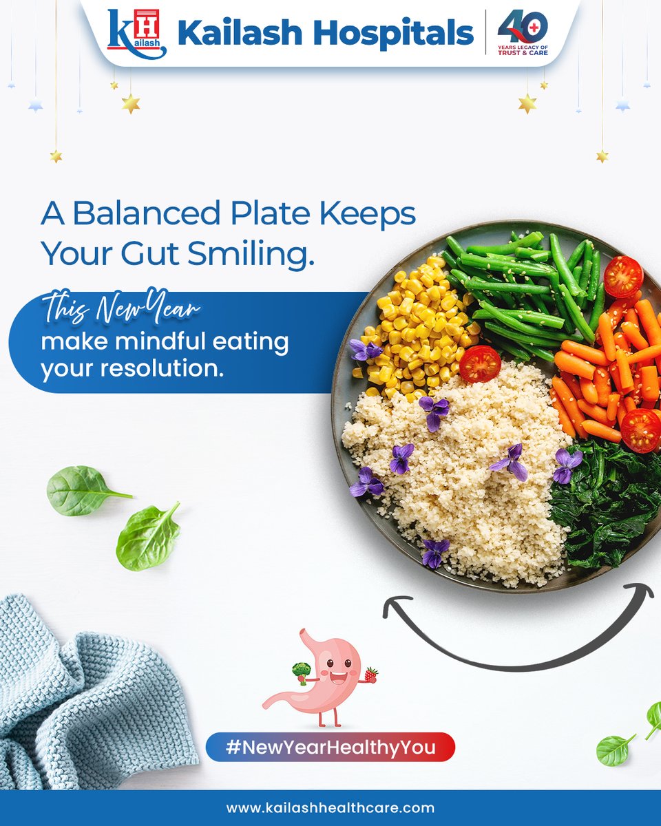 KailashHealth's tweet image. This New year, build a stronger &amp;amp; committed relationship with food. Let’s move away from restrictive dieting and toward mindful eating. It’s about listening to your body, savoring every bite, and finding balance.

Who’s joining the journey?

#MindfulEating #NewYearsResolution