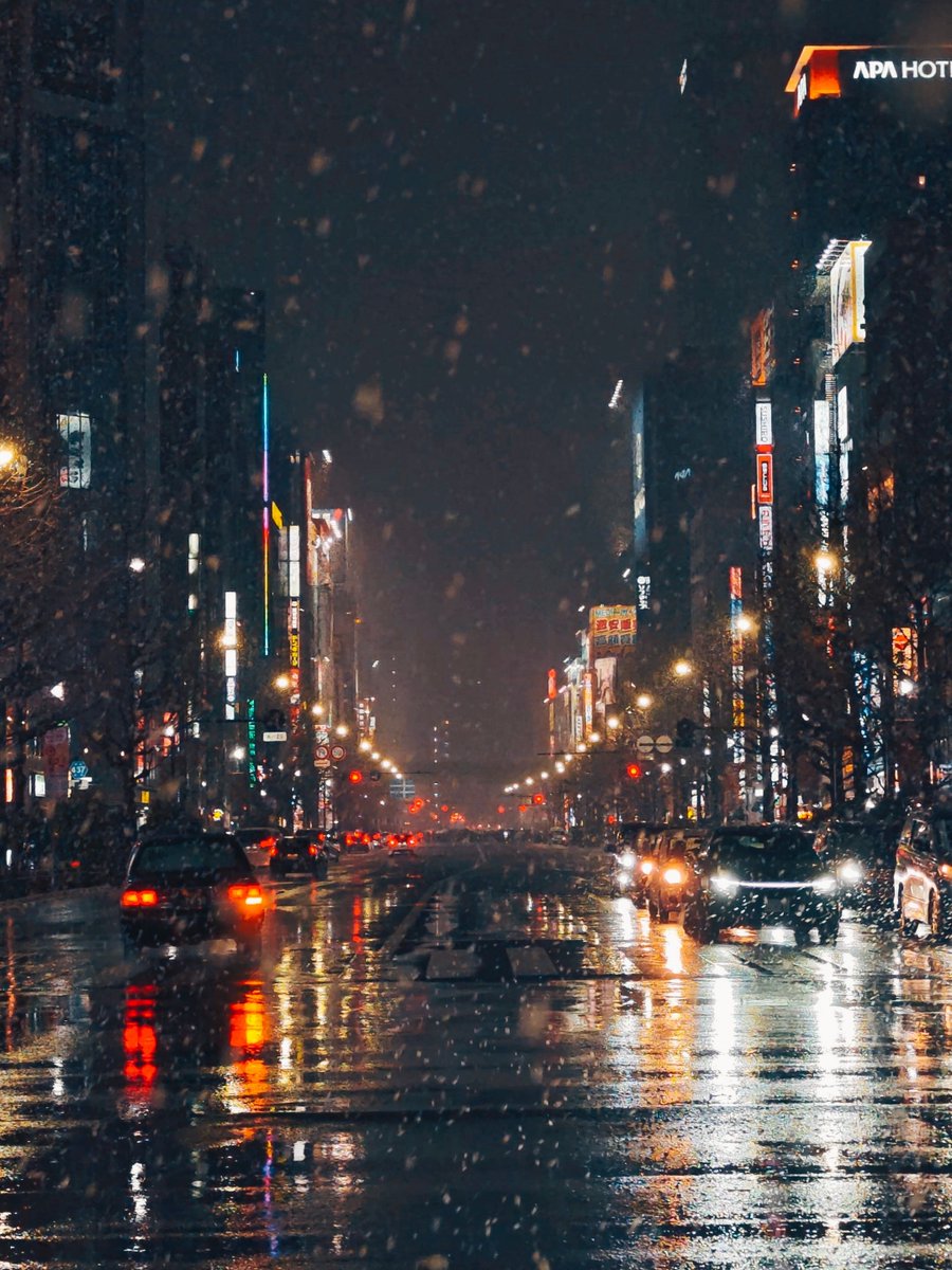 La magia del primer "Hatsuyuki" (primera nevada) en Tokio. ❄️✨
Ayer la capital se vistió de invierno y nos dejó escenas tan increíbles como esta. Las luces de la ciudad y la nieve son la combinación perfecta. 🇯🇵
#Tokyo #Japan #Snowing #初雪 #Tokio
