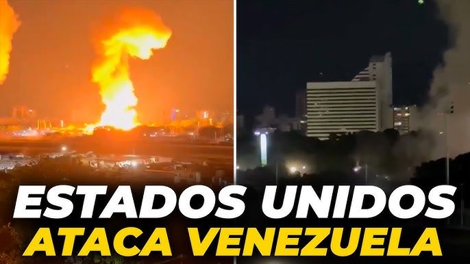 julioastillero's tweet image. Día nefasto: Trump bombardea Caracas y otras zonas de #Venezuela; afirma
que detuvo a #Maduro y esposa y los “sacó” del país. Agresión más que cantada: los halcones van por el petróleo venezolano y mandan mensaje criminal a izquierdas y progresismos de Latinoamérica.