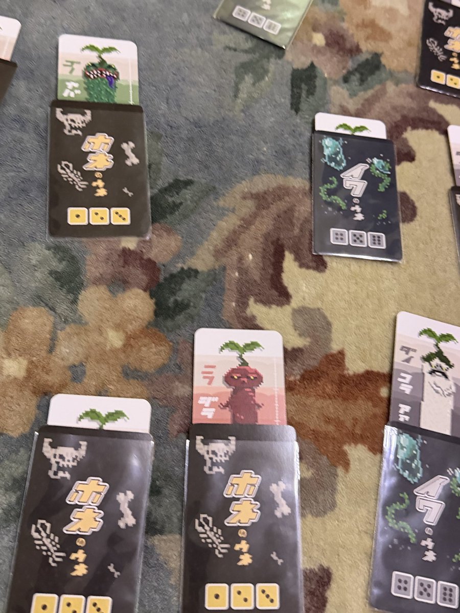 ボドゲ初めは『ポケモンごいた』！
『マンドラピッカー』も楽しんで貰えて嬉しい嬉しい☺️
今年も沢山遊べて作れるといいなぁ