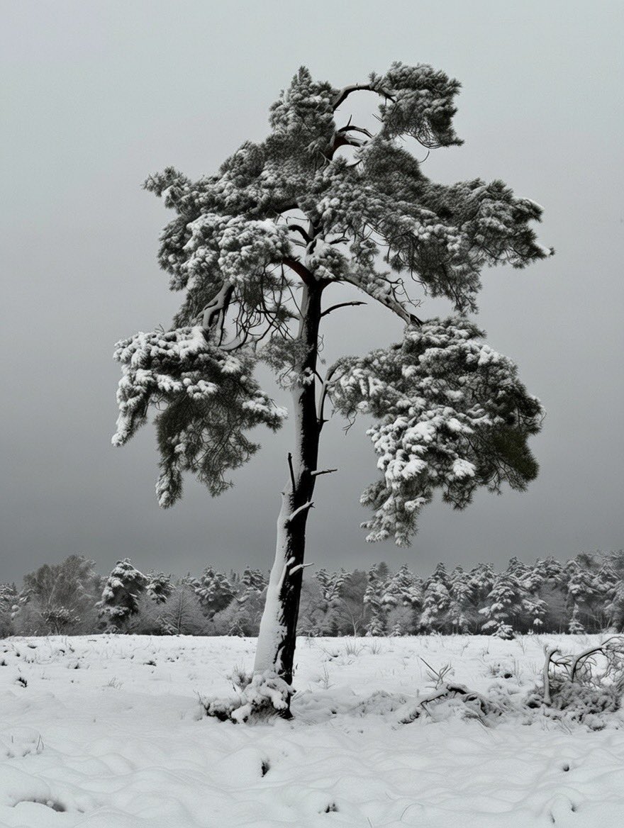 Genieten in de natuur op toch wel bijna haar mooist in #RadioKootwijk met een pak #sneeuw van 15 a 20 cm <a href="/BuienRadarNL/">Buienradar</a>