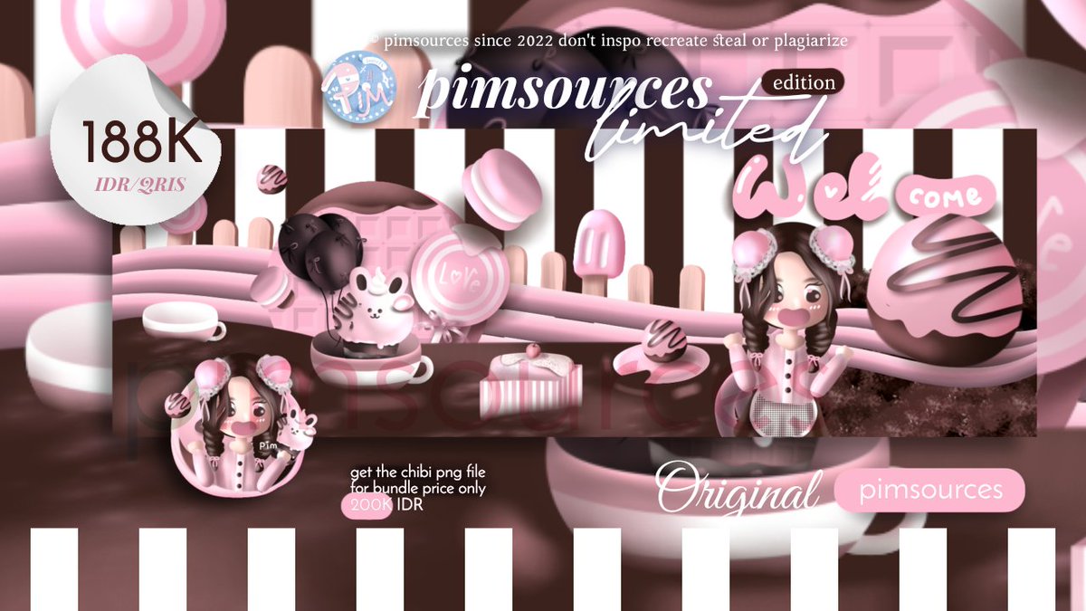 Help repost please thank you 🩷🥞

Celebrate your new journey in choco berry land 🐇 Pimsources original special collection wishing you all the sweetest new beginning on this year 💕 

t: #zonauang layout chibi