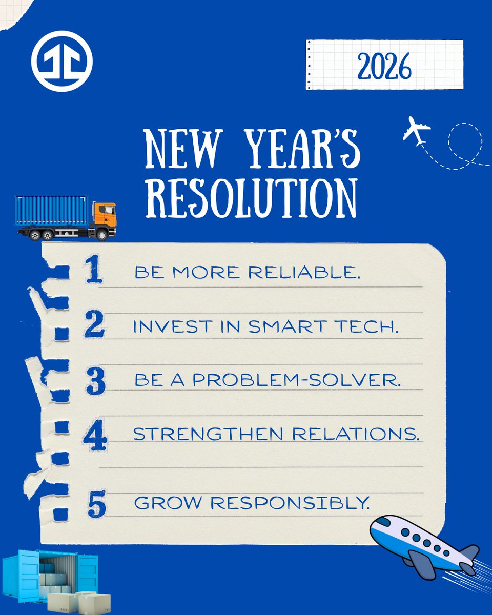 New Year. Clear Resolutions. Stronger Partnerships. 🌍🚢

As we step into the New Year, TCF – Global Logistics commits to doing what matters most:

Here’s to a year of moving cargo better, together. 

#NewYearResolution #TCFGlobalLogistics #StrongerTogether #LogisticsWithTrust