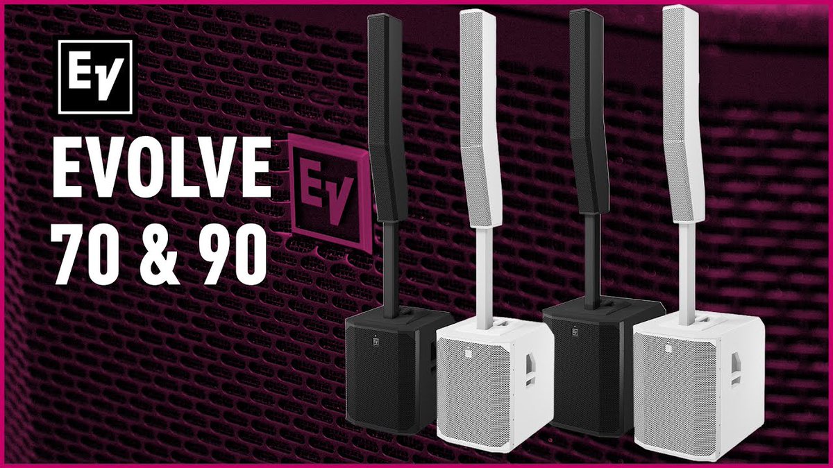 Electro-Voice Evolve 70 &amp; 90 - column PA system dlvr.it/TQ7XGh