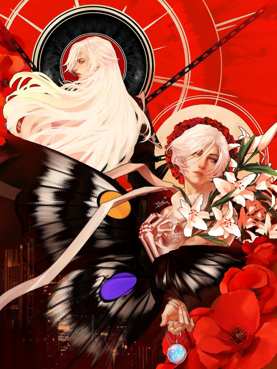 Rockcr_artist's tweet image. "Metamorphosis Lost" 
Cover art for @FeileacanCu 's novel 🦋

#FeileaCanvas