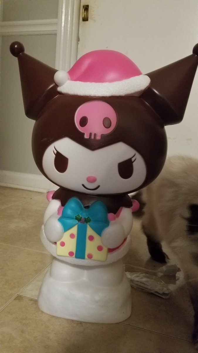 Wal Mart had their Christmas stuff at 90% off so we got her for $4.80