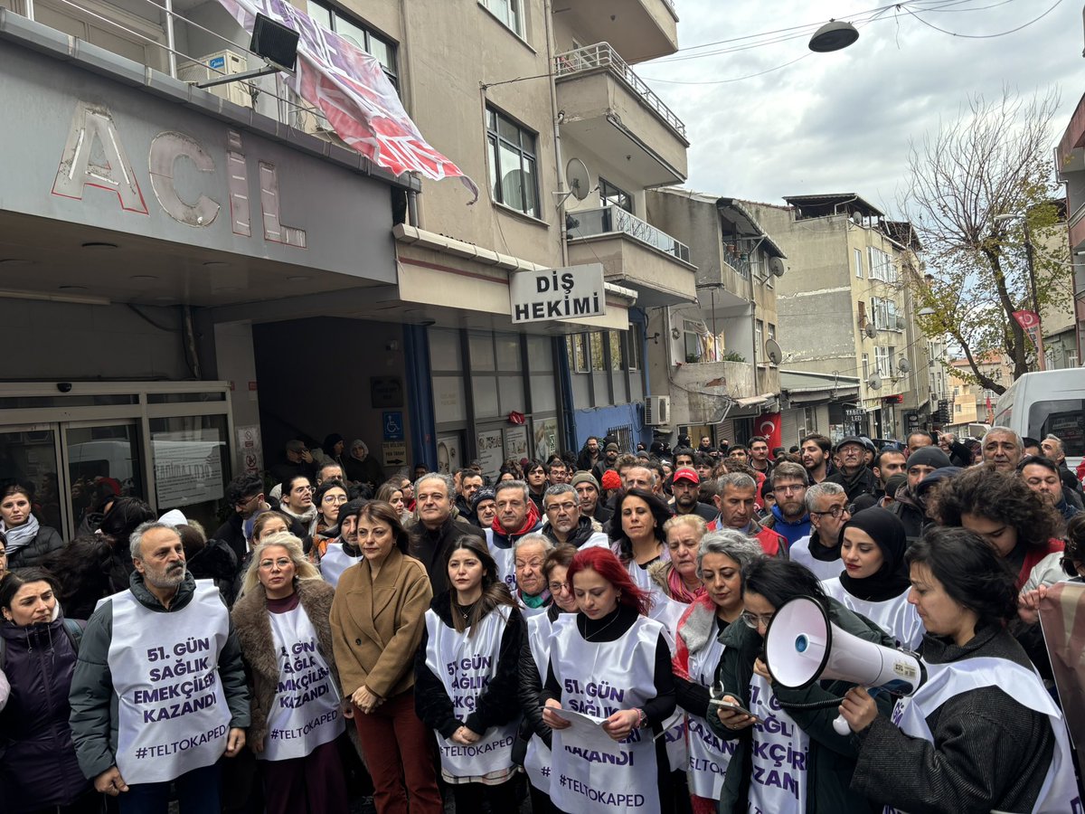 📍Okmeydanı | İSTANBUL

Gasp edilen hakları için 51 gün boyunca direnen Özel Okmeydanı Hastanesi emekçileri kazandı! 

Kazanan emekçilerin direnişini selamlamak için bir aradayız. 

Kurtuluş yok tek başına, tek yol örgütlü mücadele!