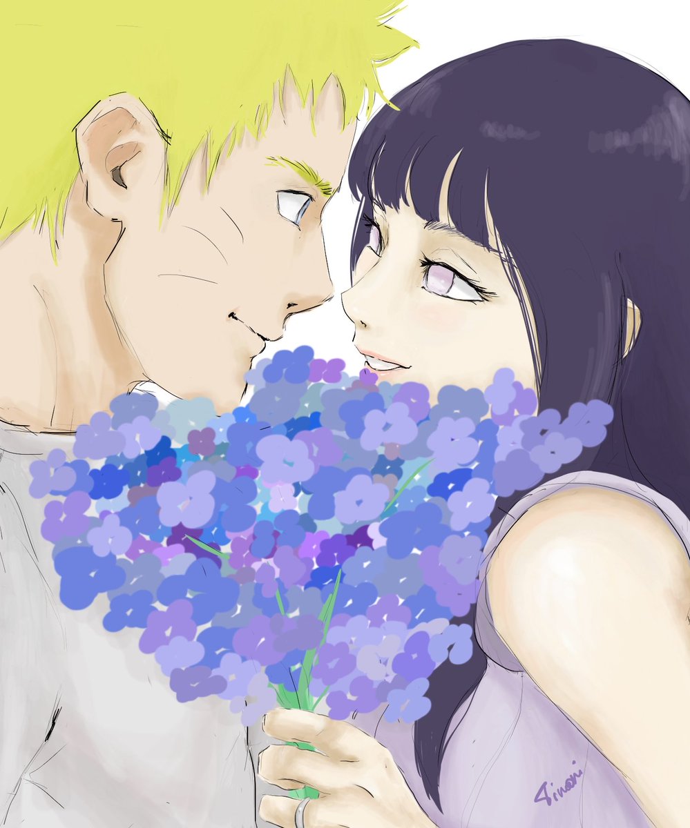 Timoni99's tweet image. Through her eyes, he sees light ✨

#HINATA #NARUTO #digitalart #myart #naruhina
