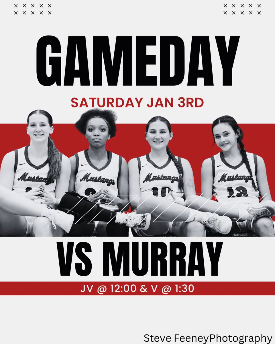 LadyStangsBall's tweet image. It’s GAMEDAY at home! 🏠🏀
Lady Mustangs vs Murray Tigers
