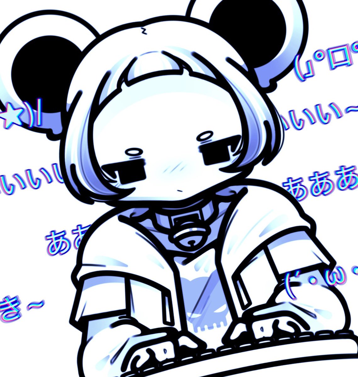 axtreaa's tweet photo. Happy new year 2006 W(`0`)W  #anime #oc #art #moe https://t.co/fzqlcujg05