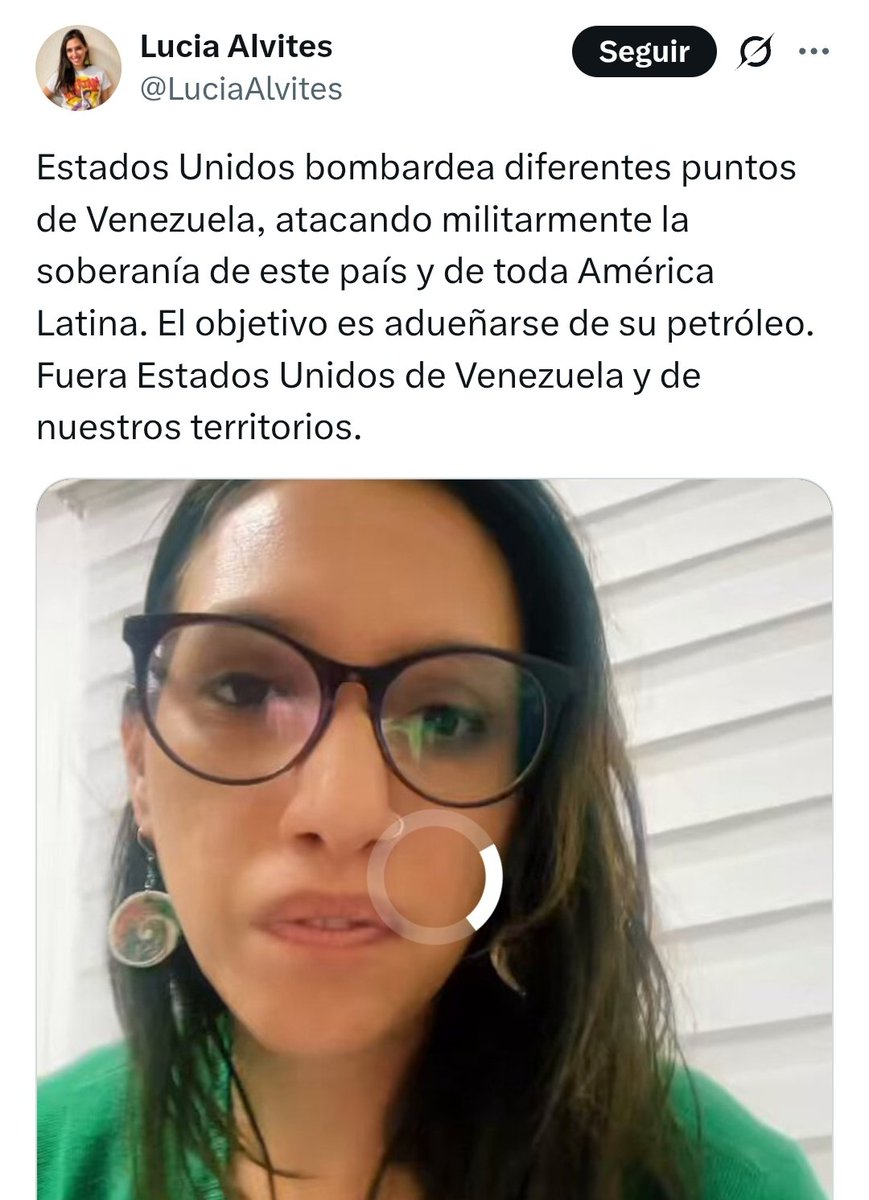 CharitoABC's tweet image. Srs. @realDonaldTrump @DonaldTrump @marcorubio a ésta tipa Lucía Alvitez de izquierda radical no le permitan nunca entrar a su país EEUU, ni a ella ni a su quinta generación, es tan chavista como el mismísimo Diosdado @WhiteHouse @LuciaAlvites