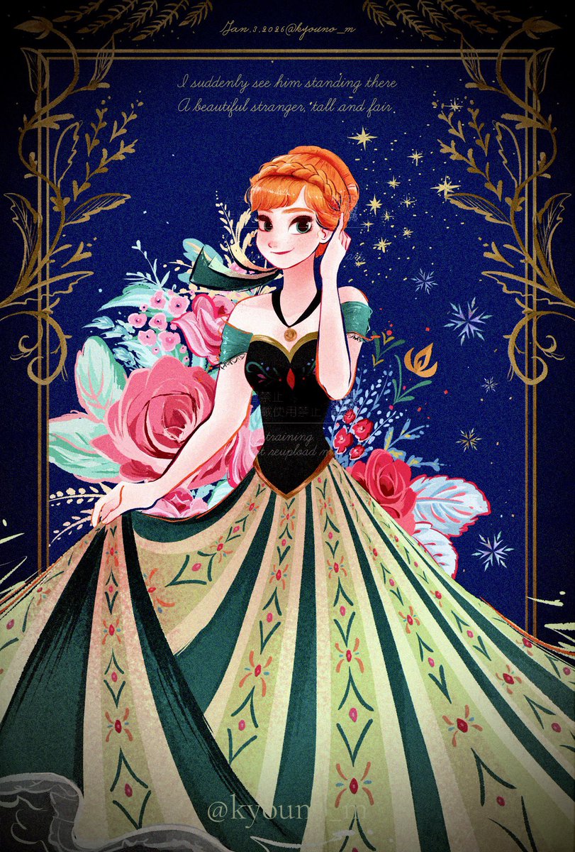 For the First Time in Forever 
　ー Anna 💐 . . .