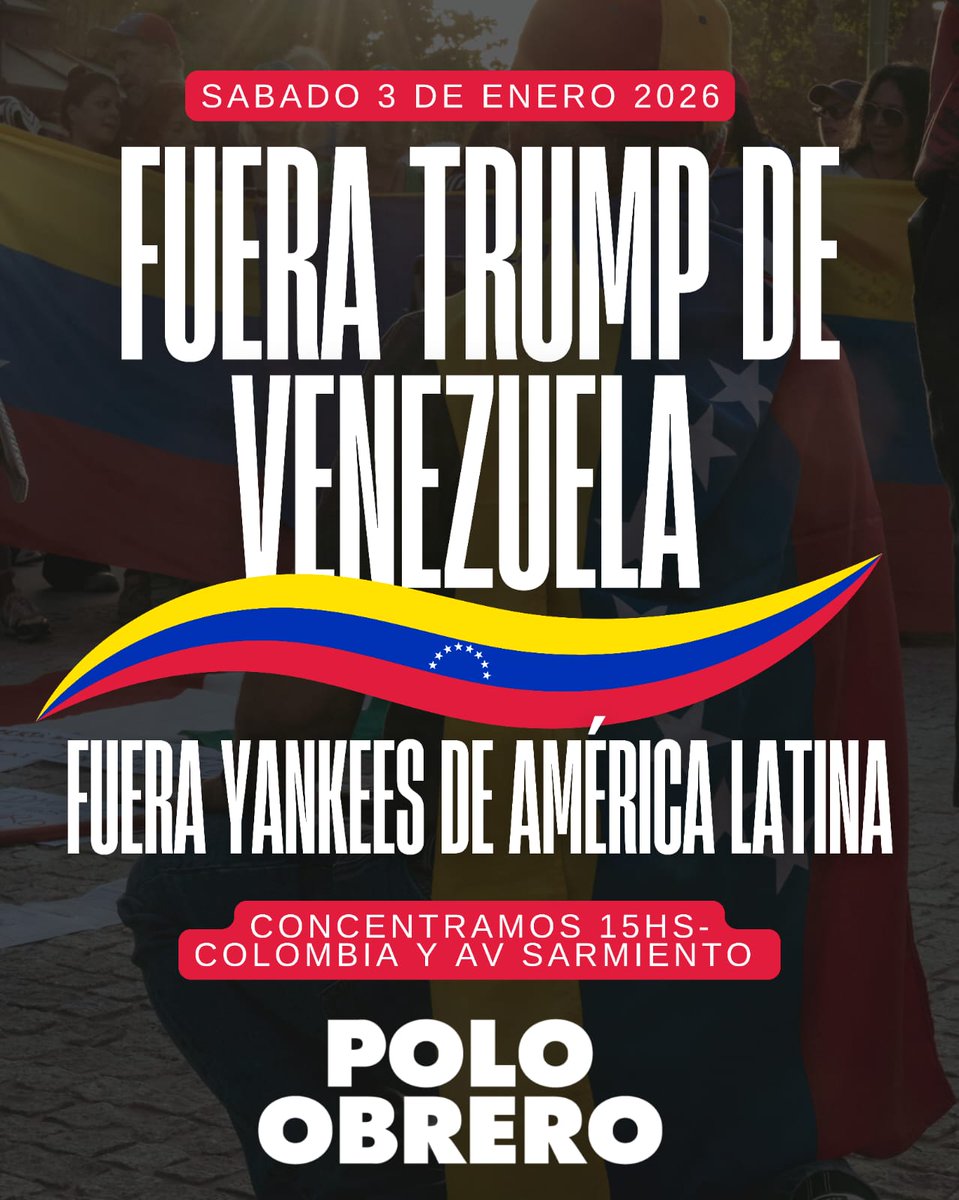 EBelliboni's tweet image. La invasión y bombardeo de una población civil en un país latinoamericano, debe ser repudiado por todos los pueblos libres y todos los que se dicen demócratas, más allá de lo que opinen de Maduro.
No seremos el patio trasero de los yanquis!!!
Vamos a la embajada !!! Yanqui!