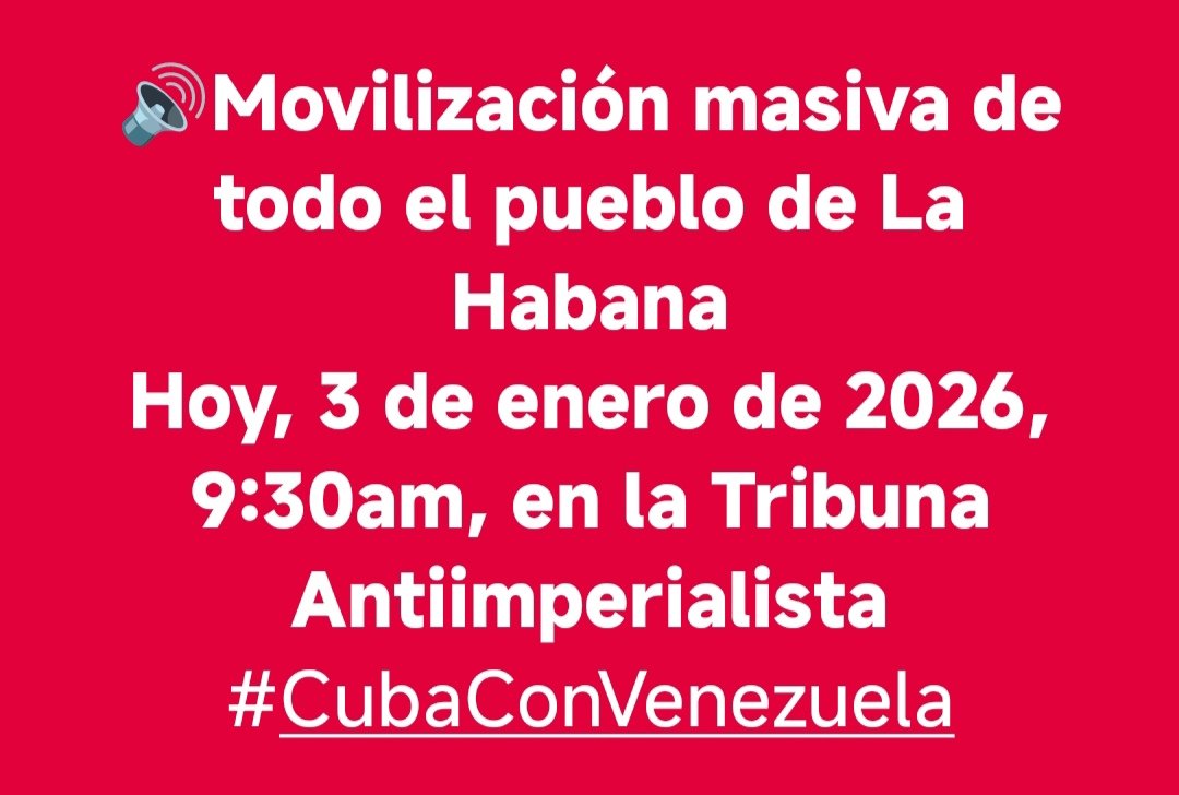 #CubaConVenezuela