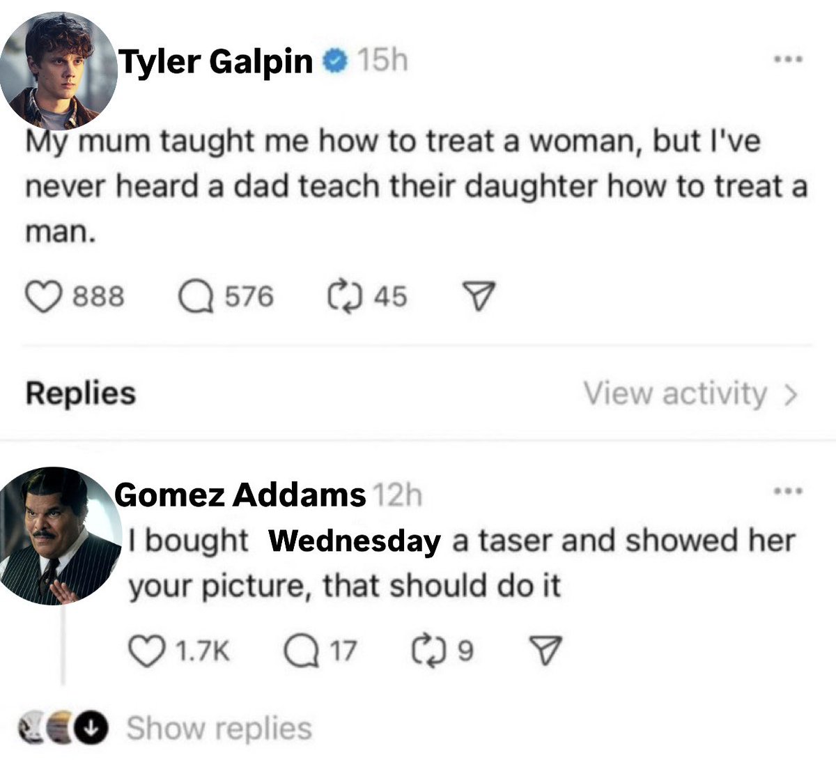 morticiafrump_'s tweet image. canon