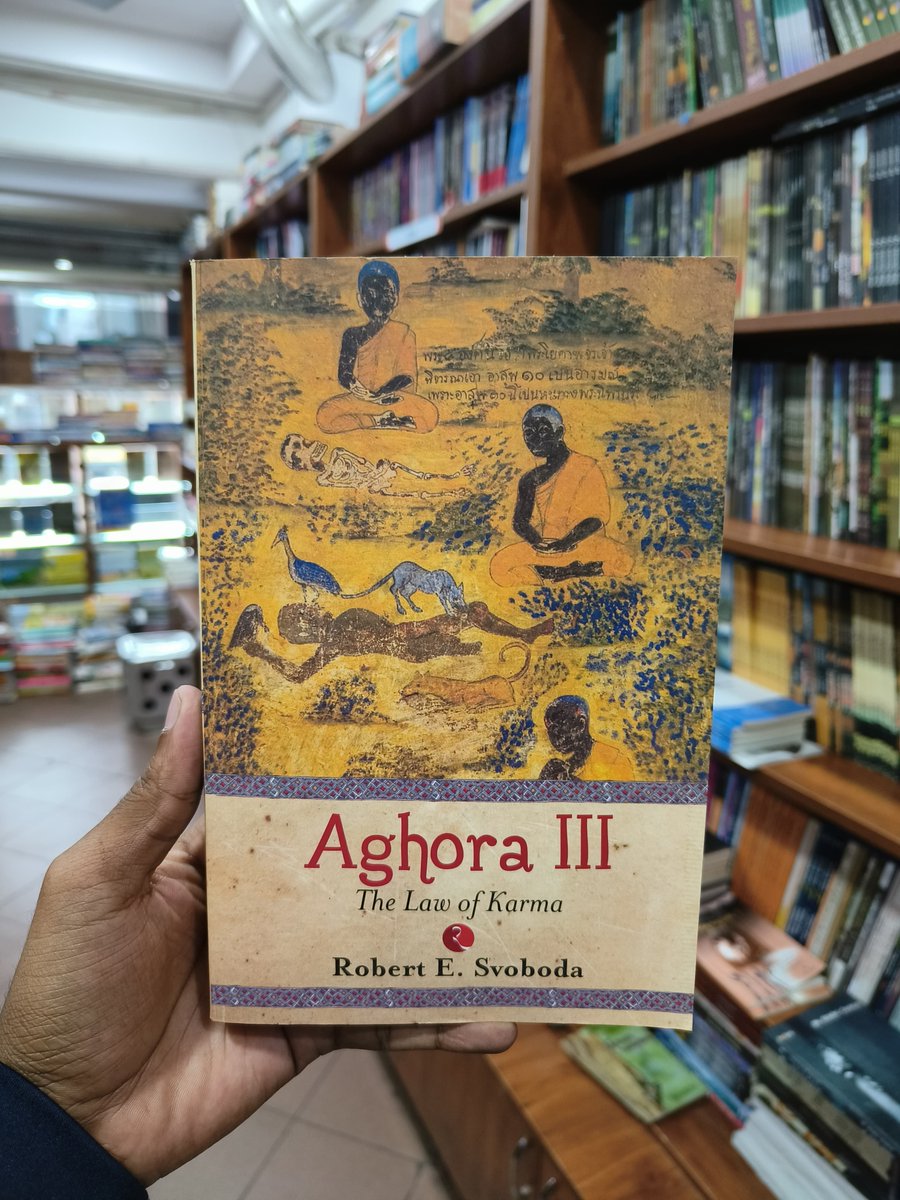 HarivuBooks's tweet image. Dive into the transformative wisdom of "Aghora 3" The Law of Karma" by Robert E. Svoboda — a compelling journey into the heart of karma, consciousness, and spiritual liberation. Start your awakening today.

harivubooks.com/products/aghor…

#harivubooks #Aghora3 #LawOfKarma
