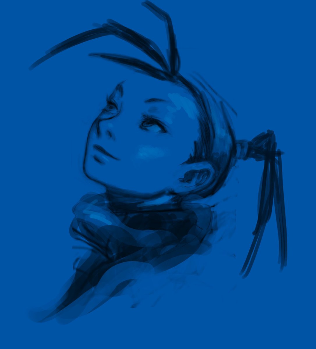 nbajambook's tweet image. Akiman's character art for Street Fighter III: 3rd Strike.