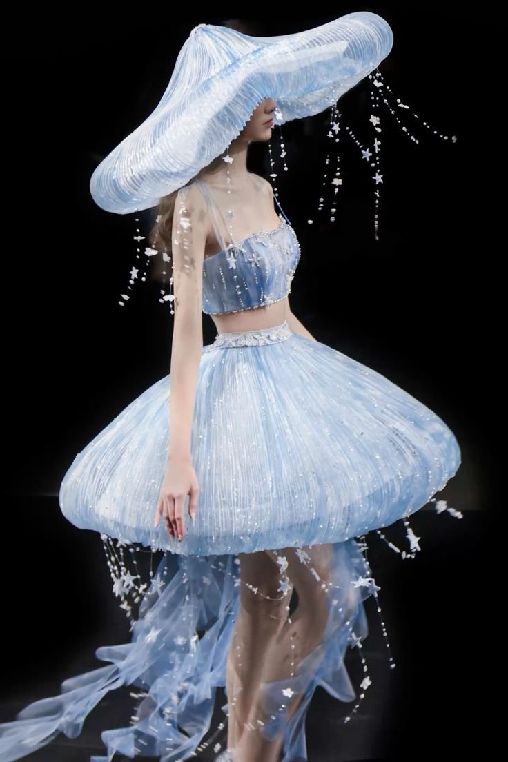 fairyprxncess's tweet image. Jimmy Choo jellyfish dress