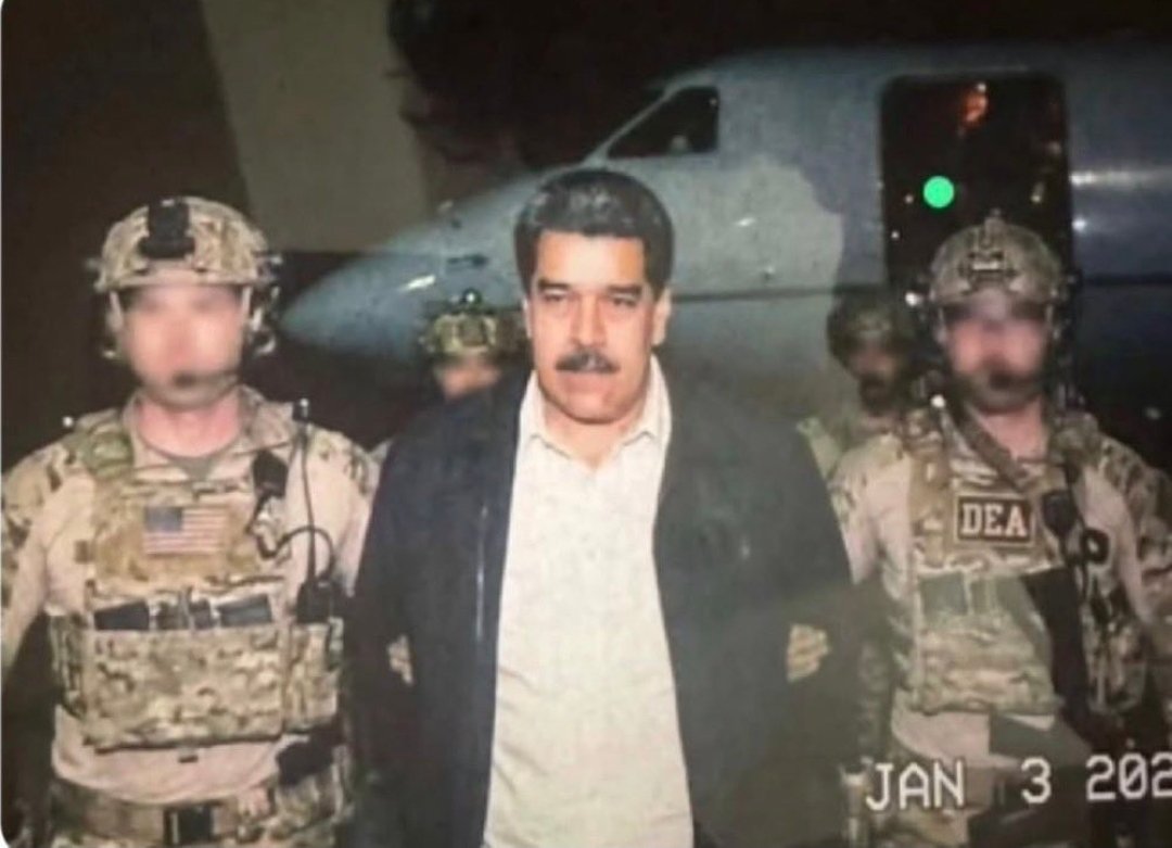 Una foto que cambiará nuestra historia para siempre! #MaduroCapturado #Venezuela #DiosdadoEresElProximo