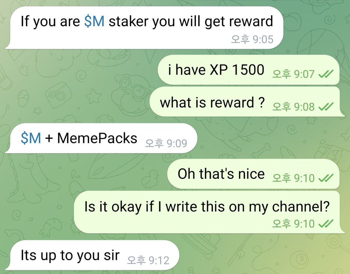 아낌 없이 주는 밈코어 또 준다 어제 대량의 $M 스테이킹 언락이 있었고 (약30만개) 거의 다 매도로 들어갔는데 @MemeMax_Fi  팀에서 이걸 다 받아주고 지금은 더 올린 상태 ㄷㄷㄷ 텔레그램 약국 채널에서 희소식을 보고