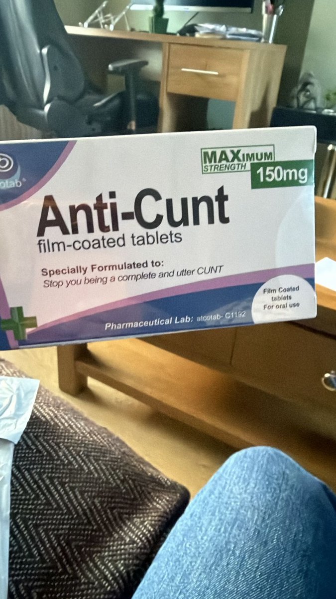 Late Xmas pressie from my old indie tie. She knows me so well. I’m sure these will come in handy! 🤣🤣🤣