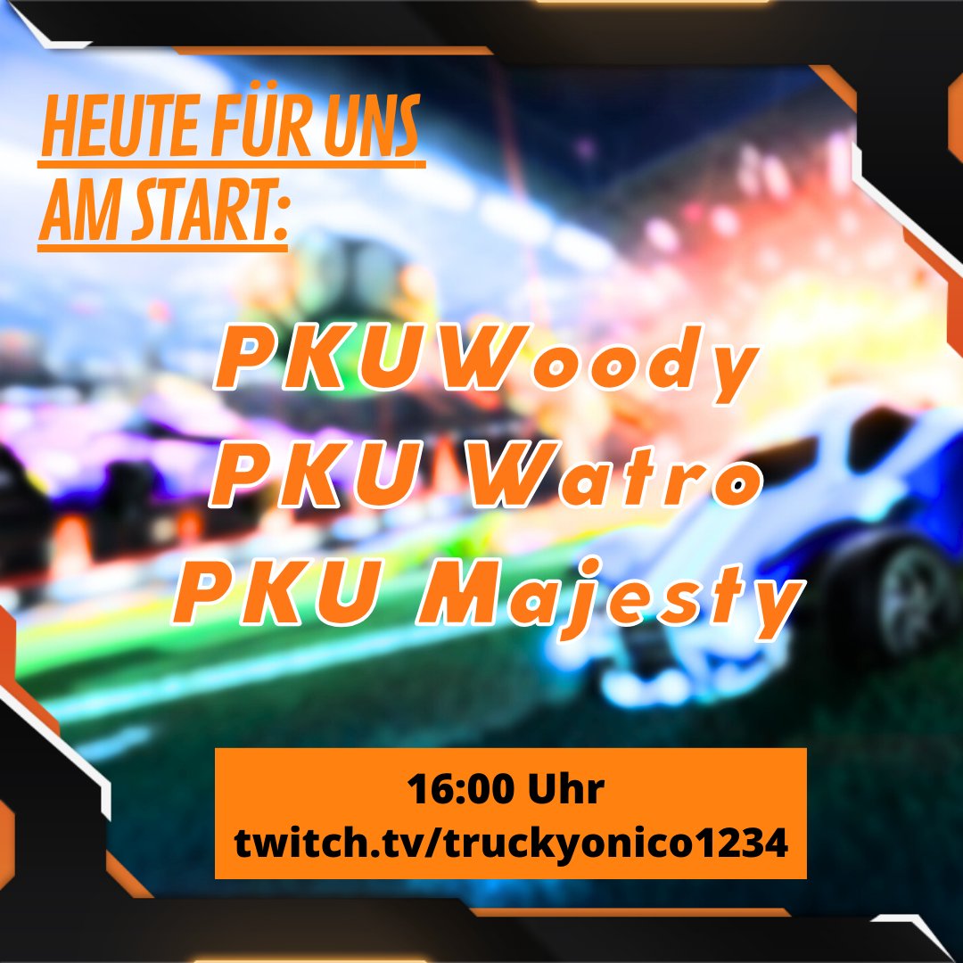 🔥 MATCHDAY🔥

Heute startet unser Rocket League Team in die Qualifiers der <a href="/RivalRushRL/">Rival Rush</a> Season 2

Wann? heute, ab 16 Uhr
Wo? LIVE auf twitch.tv/truckyonico1234

#PKU #PKUeSportseV #PKUeSports #RocketLeague #esport #esports #rivalrush #qualifiers
