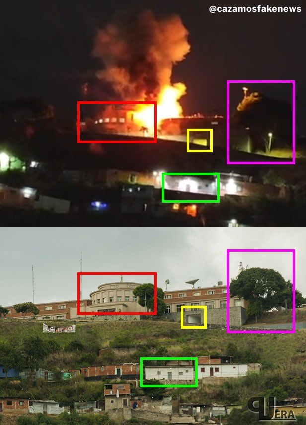 jesusdelacruzol's tweet image. 🚨🇻🇪🚫 Corrección 

El Cuartel de la Montaña 4F no fue atacado, sino al Comando General de la Milicia Bolivariana, antiguo Observatorio Gagigal, a 500 metros de Cuartel en cuestión