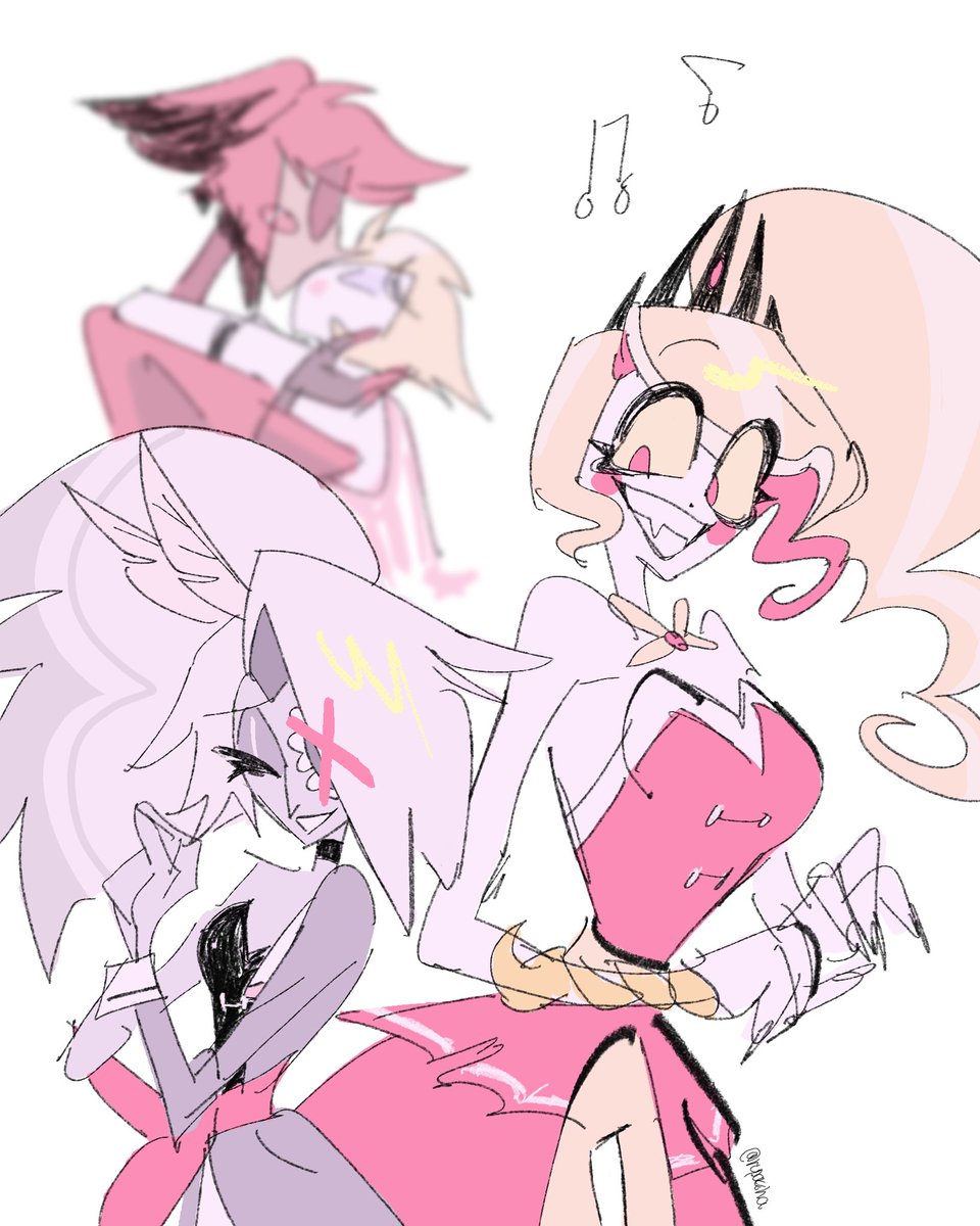 rupaccha's tweet image. #chaggie #radioapple
#HazbinHotel