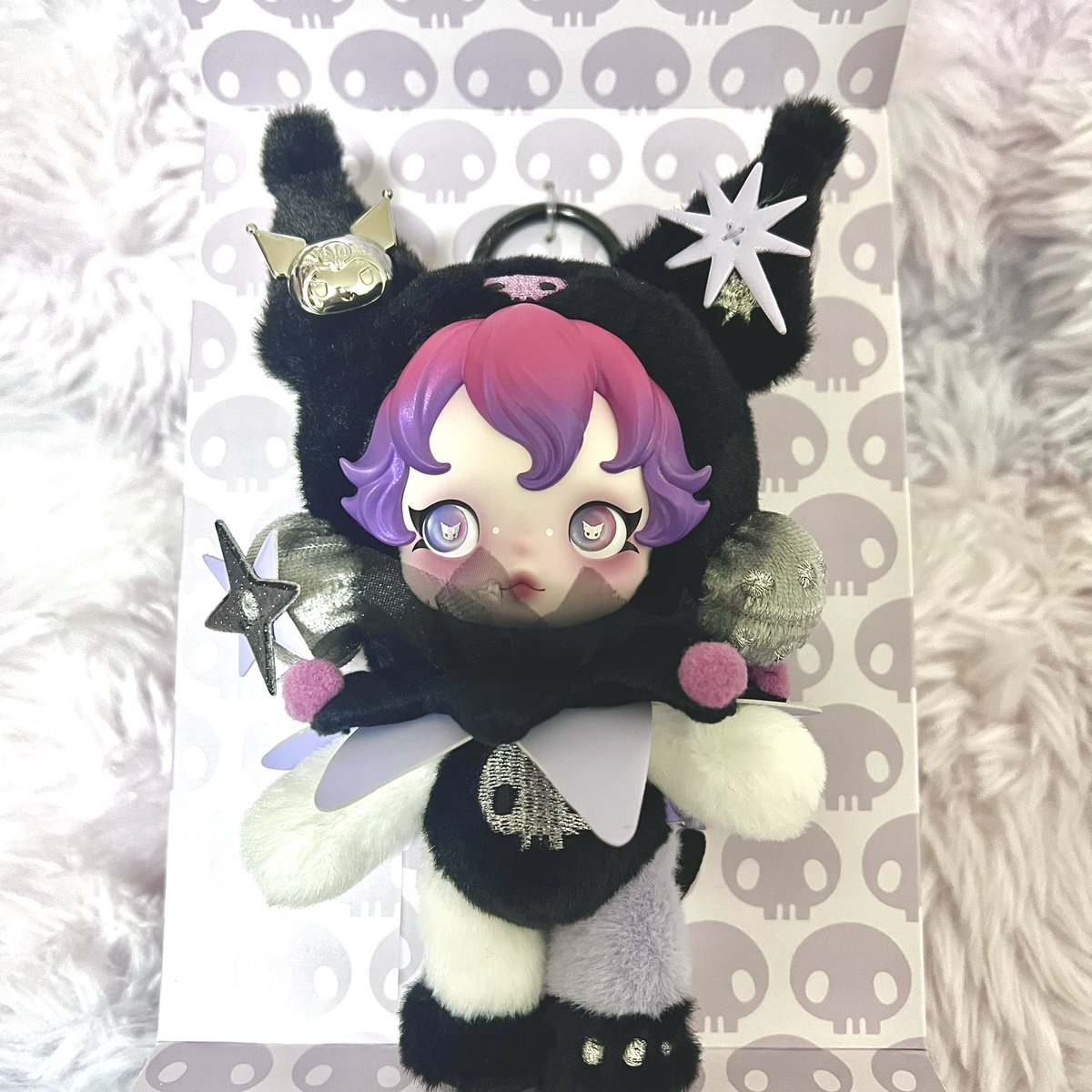 メロクロ届いたー♡
マイメロちゃんお化粧濃いめ？
クロミちゃんカラー好きすぎる…
かわいいいいいいいい！！！！！