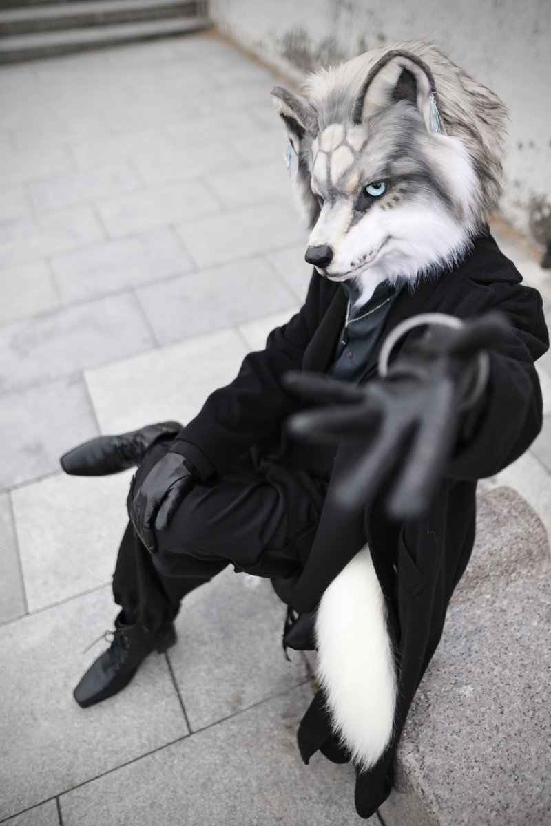 寒そうだね...こっちにおいで

📸<a href="/misosiru1026/">みそしる！🧄</a> 

#FursuitEveryday