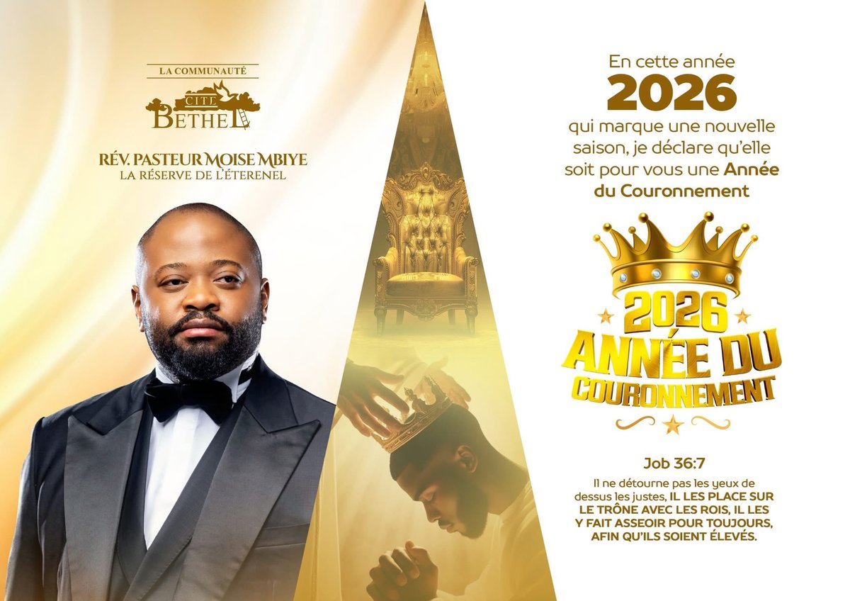 Tu es officiellement dans l’année du couronnement. 

Cette couronne est établie tant dans le monde spirituel que dans le monde visible. 

Alors célèbre ton Dieu et travaille avec sérieux, en honorant le don ou le talent qu’Il a déposé en toi afin de te maintenir aux côtés des