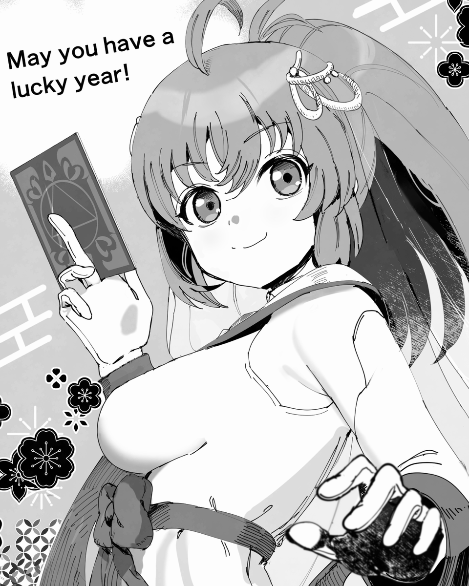 My fan art for Mel Anna.
I could see her again after Magia Record!
新春、まずは安名メルを迎えることができました。
いると賑やか～！