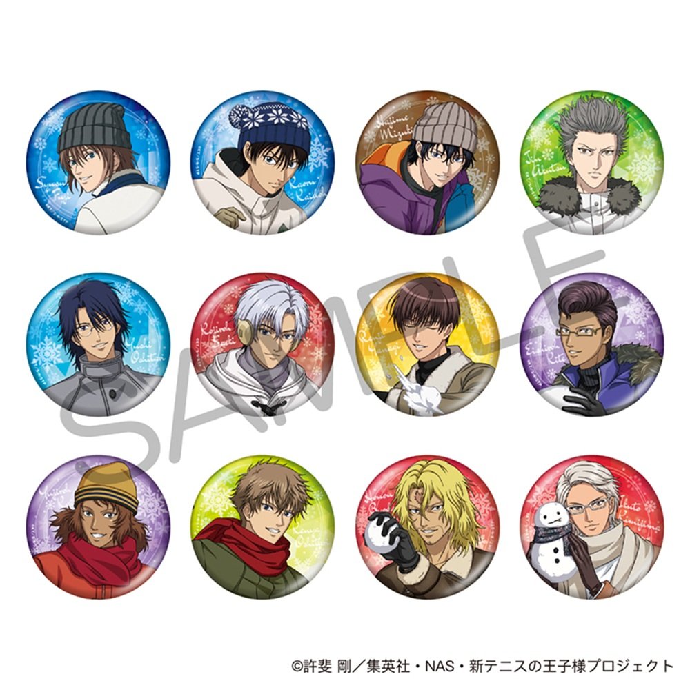 コレイズで予約開始！ 新テニスの王子様_きらきら缶バッジコレクション