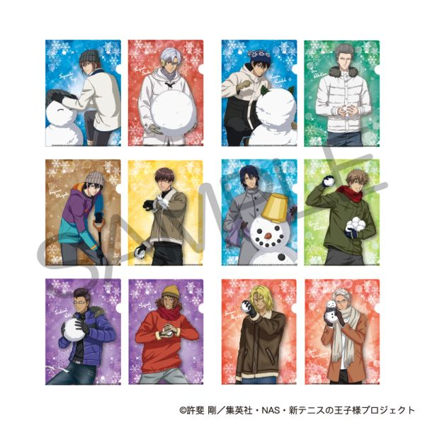 コレイズで予約開始！ 新テニスの王子様_A4クリアファイル2枚セット 雪