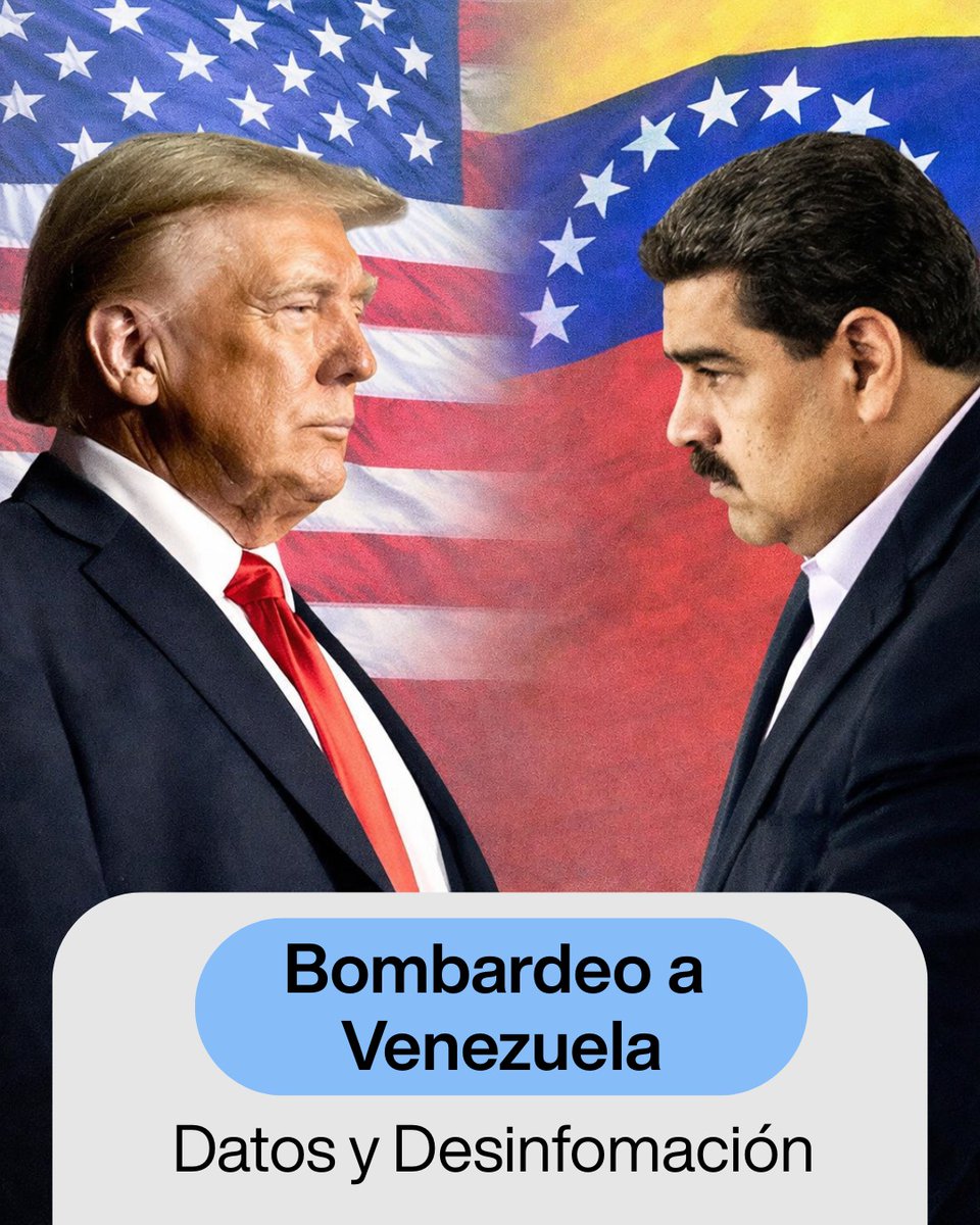 🔍#FactCheckLupa | En la madrugada del 3 de enero se reportaron explosiones en varias zonas de Venezuela. Estados Unidos asegura haber capturado e imputado a Nicolás Maduro. El régimen venezolano lo niega y denuncia una agresión militar.

En Lupa Media ordenamos la información,