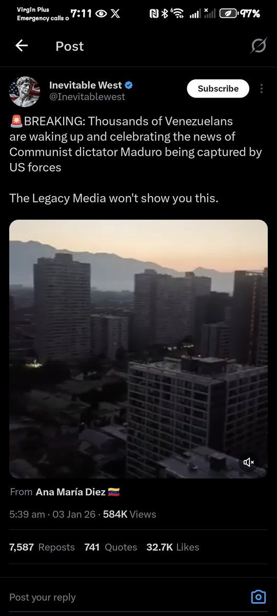 Citizens of Venezuela are obviously happy about Maduro's capture.🎊🎉🎊

Venezuelans are not quoting sovereign country, guess who is whining about the country being a sovereign country 🤣🤣🤣