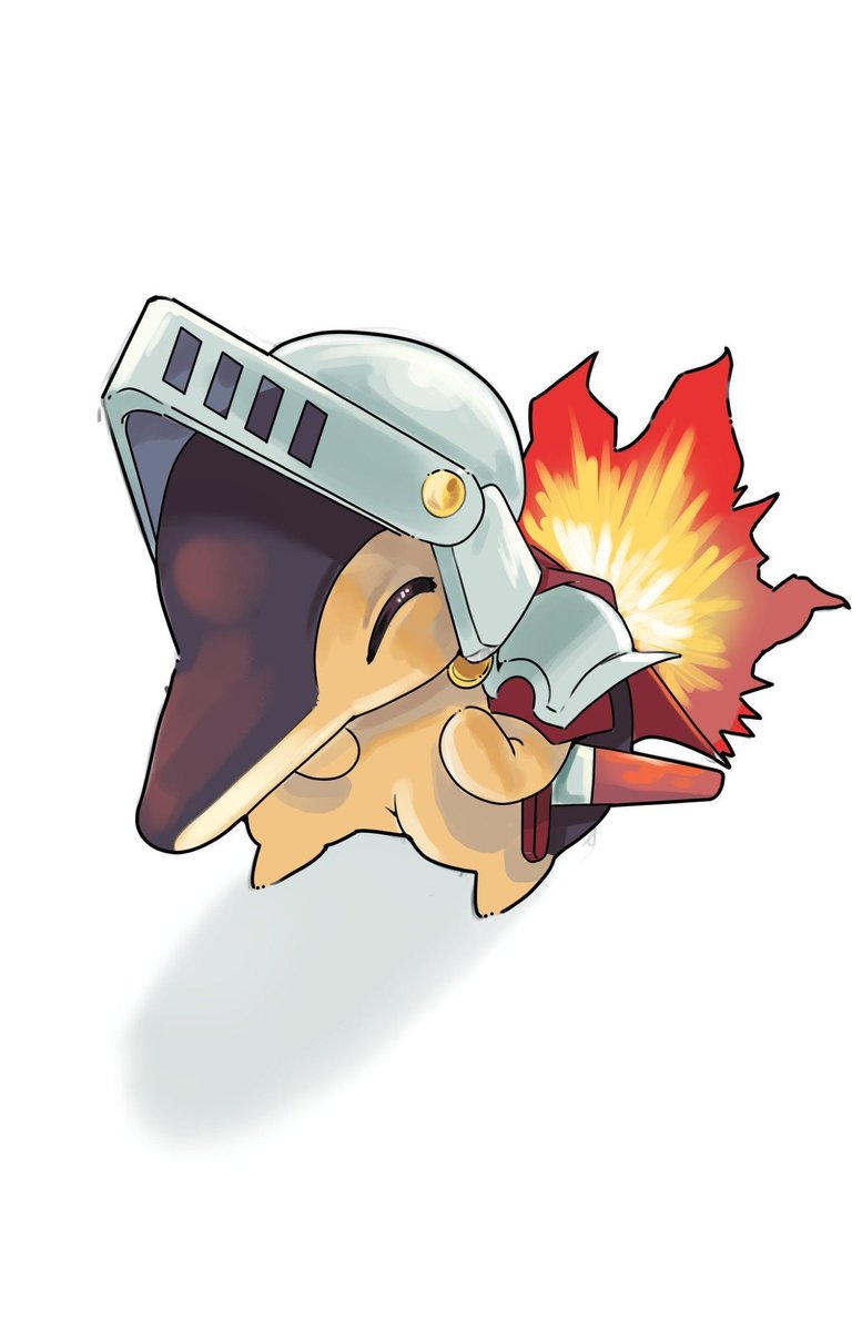 artcher_artwork's tweet image. Cyndaquil Knight
