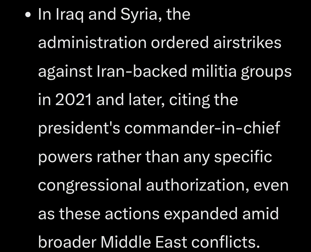 Trumpwon's tweet image. 🚨 To all of the democrats crying about the removal of Venezuelan dictator Maduro:
Trump didn't need your approval and absolutely has the power to order this type of operation.
Joe " Auto pen " Biden ordered 3 operations during his term without congressional approval. Receipts…