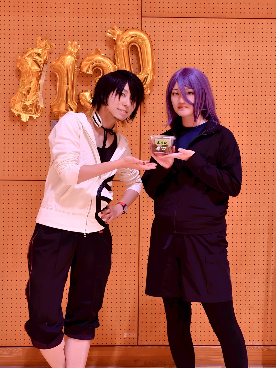 takimaru1020's tweet photo. #第五回刀剣乱舞大運動会20251130
 #刀剣乱舞大運動会

虎徹と虎徹だから、虎虎焼🐯

蜂須賀虎徹：＠crash642 
長曽祢虎徹：タキ

photo：@kisoukome https://t.co/6RsyD6BglF