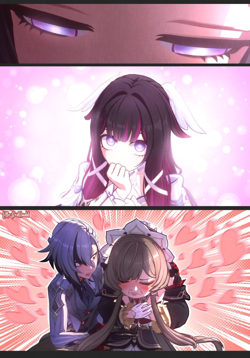 LittleRedhoodd's tweet image. Emotional Damage 😭💕💕💕

#GenshinImpact #Genshin #Genshin_Impact