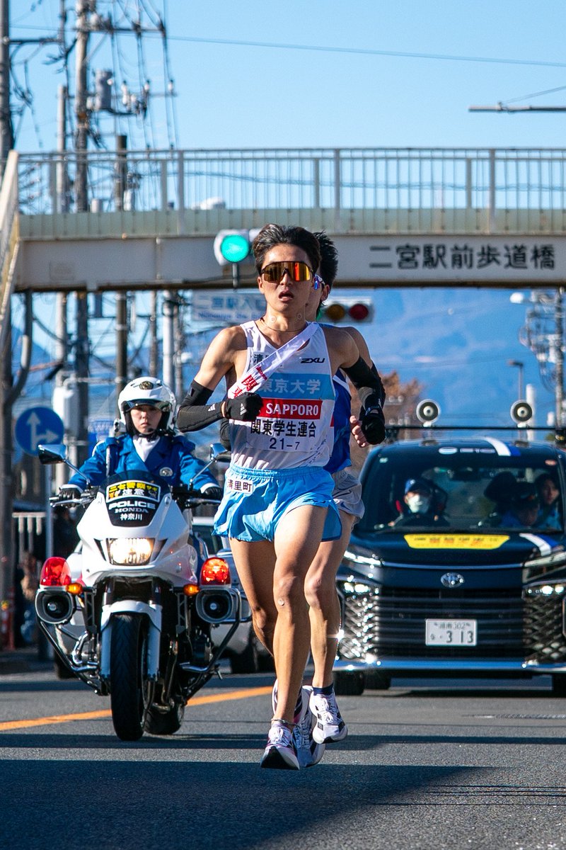 2026年箱根駅伝
7区 62'53 区間4位相当
最後の箱根駅伝最高に楽しめました！5km14分ちょっとでいい感じに入れましたが、感覚より身体はきつかったようで、差し込みがきてしまいました。完全に実力不足でしたが、全力で走り切れました！沢山の応援本当にありがとうございました！！
#関東学生連合