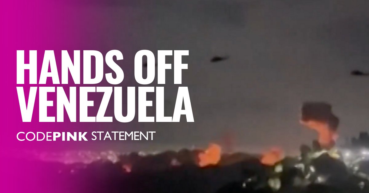 CODEPINK tweet media